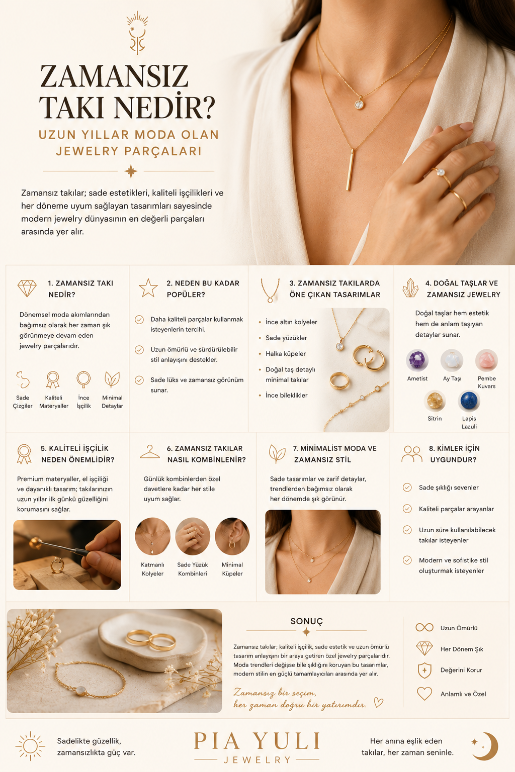 Zamansız Takı Nedir? Uzun Yıllar Moda Olan Jewelry Parçaları