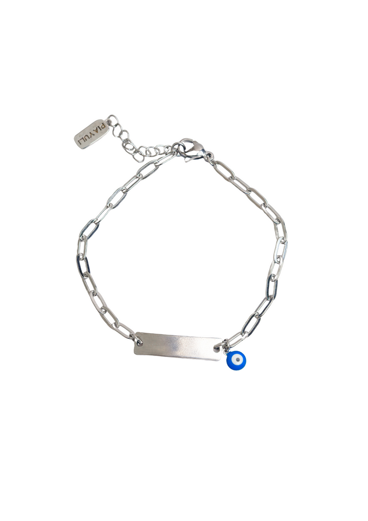 Rectangular White Baby Tag