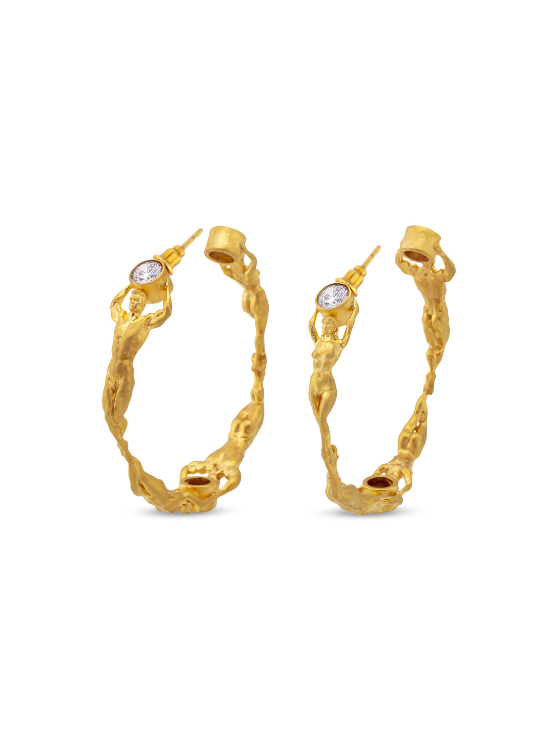 Eternal Soul Dance Hoop Earrings