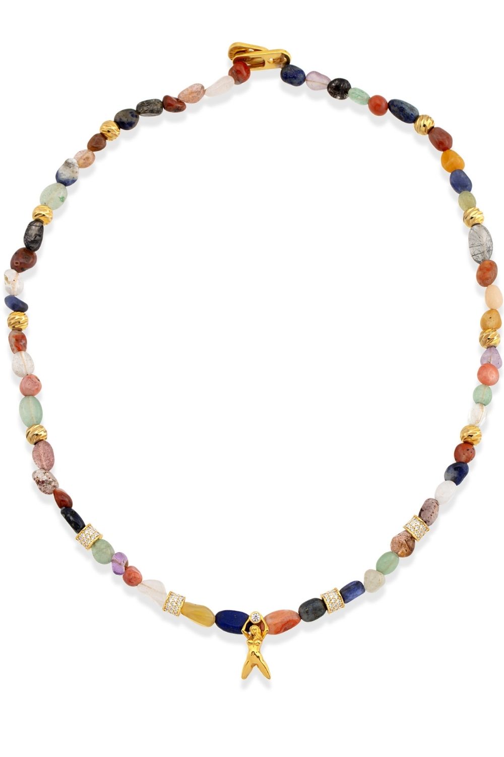 minimal tasarıma sahip çakra denge kolyesi