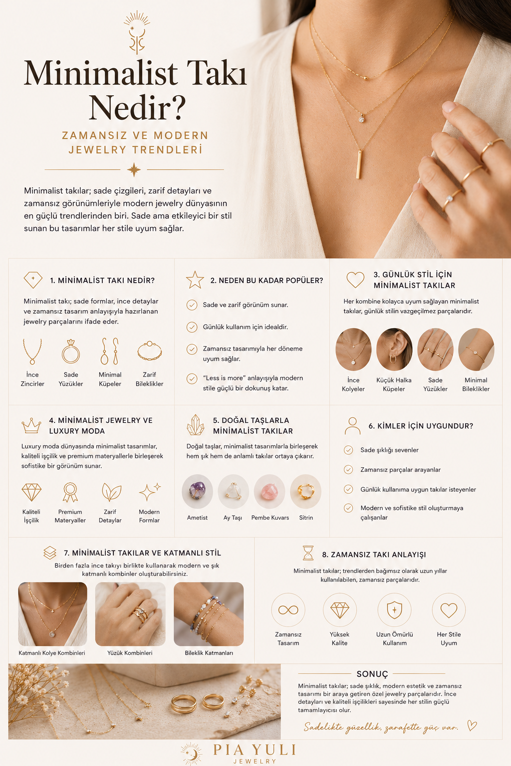 Minimalist Takı Nedir? Zamansız ve Modern Jewelry Trendleri