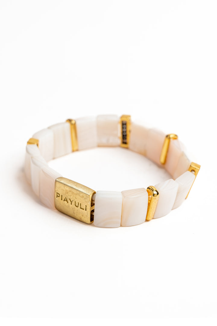 Mother of Pearl Natural Stone | Bracelet Carrying the Sparkle of Nature