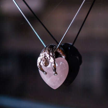  Pink Quartz Lover Necklace