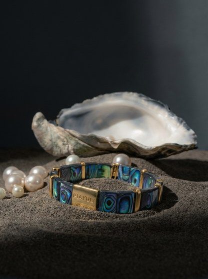 Okyanus Sedefi Doğal Taş | Özgürlük Bilekliği