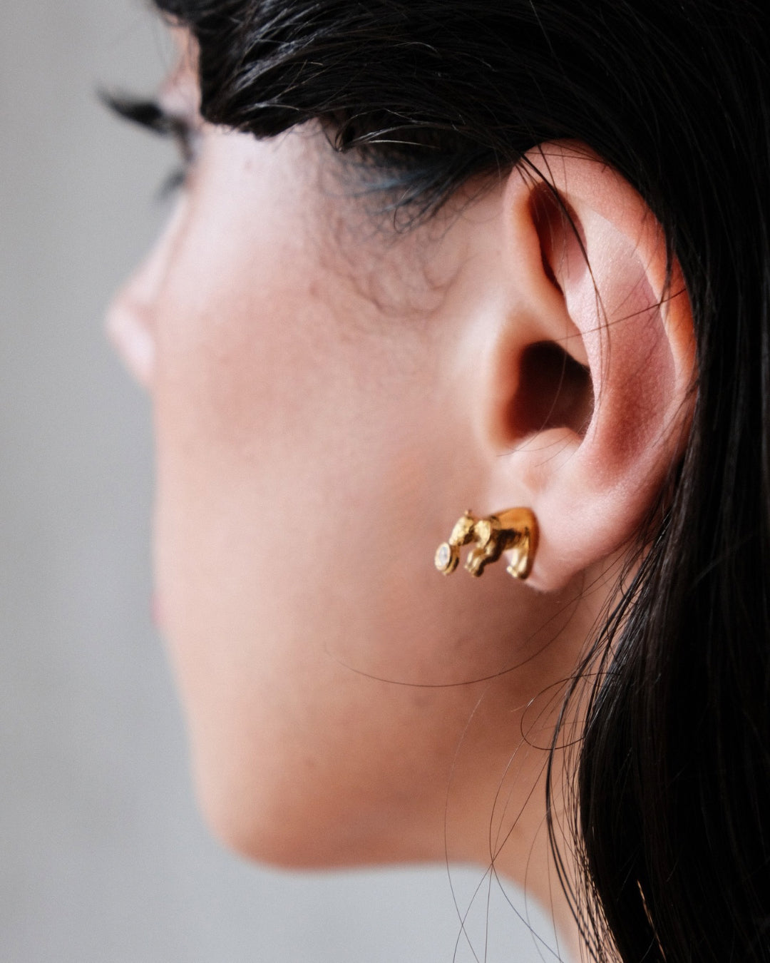  Mini Elephant Earrings