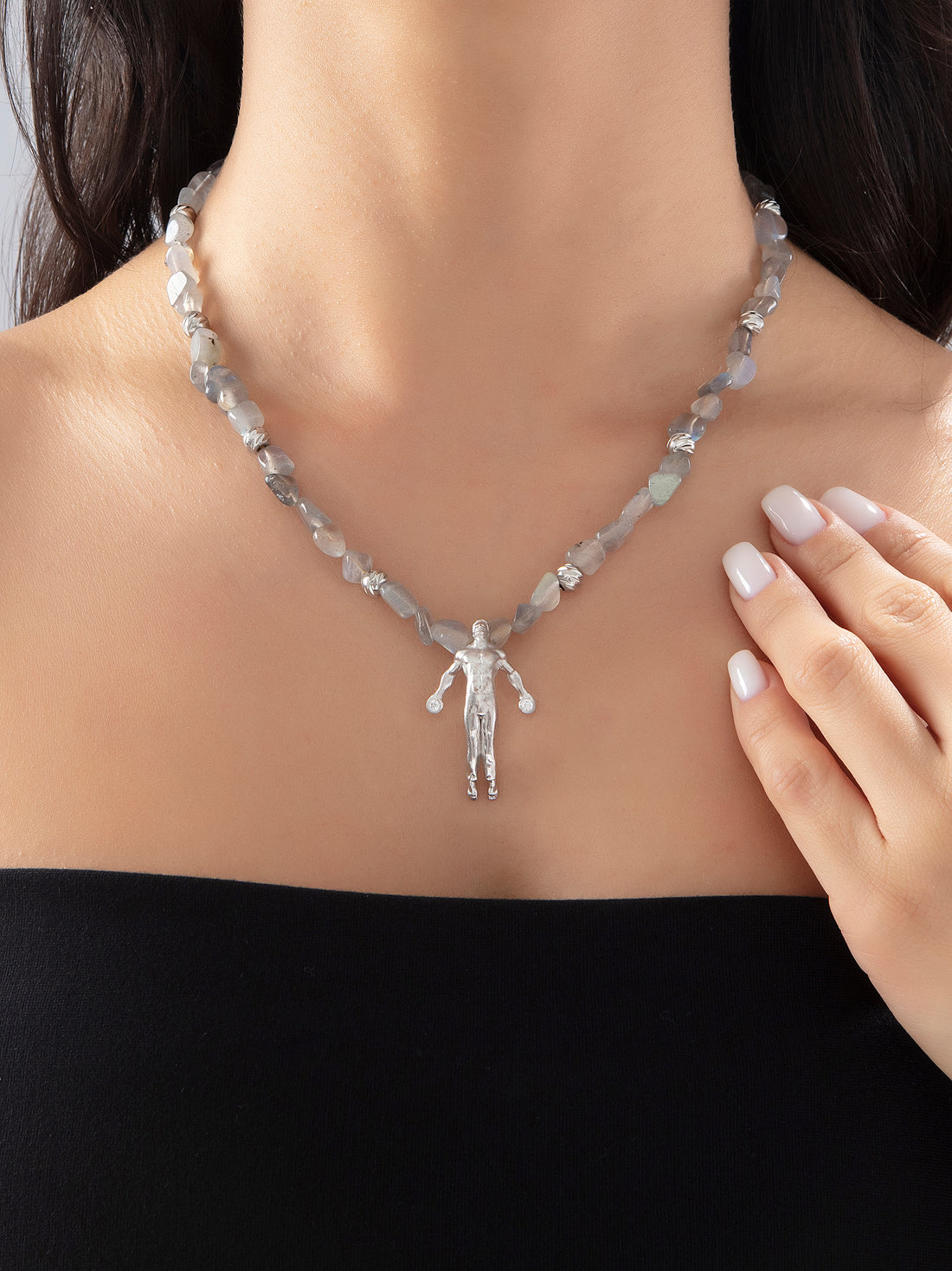 Labradorit Yükseliş Kolyesi