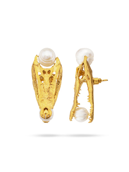  Lord of the Neal Pearl Earrings