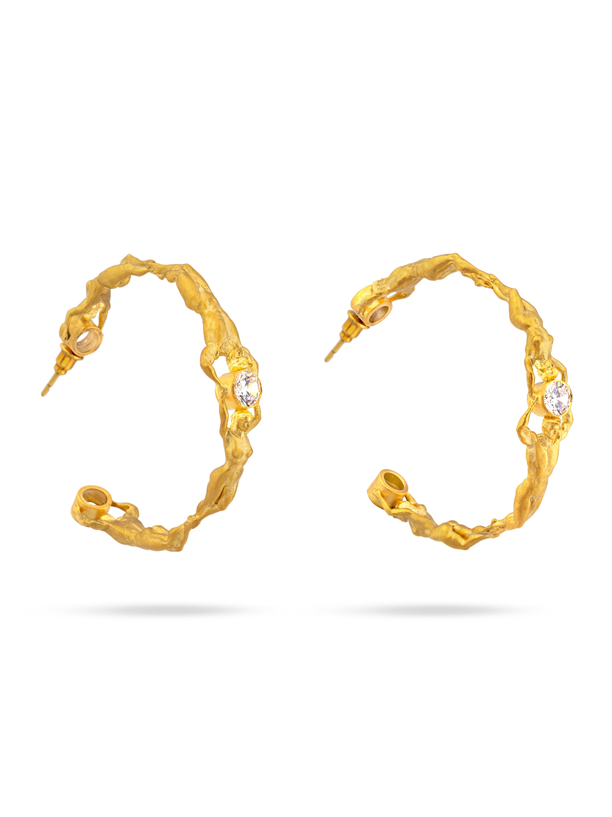 Eternal Soul Dance Hoop Earrings