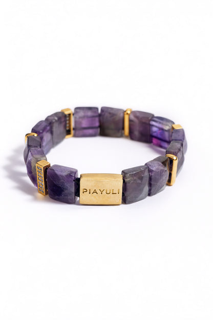  Amethyst Natural Stone | No-Stress Bracelet