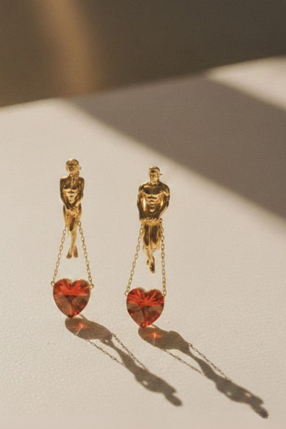 Premium tasarım Lovers Earrings görünümü