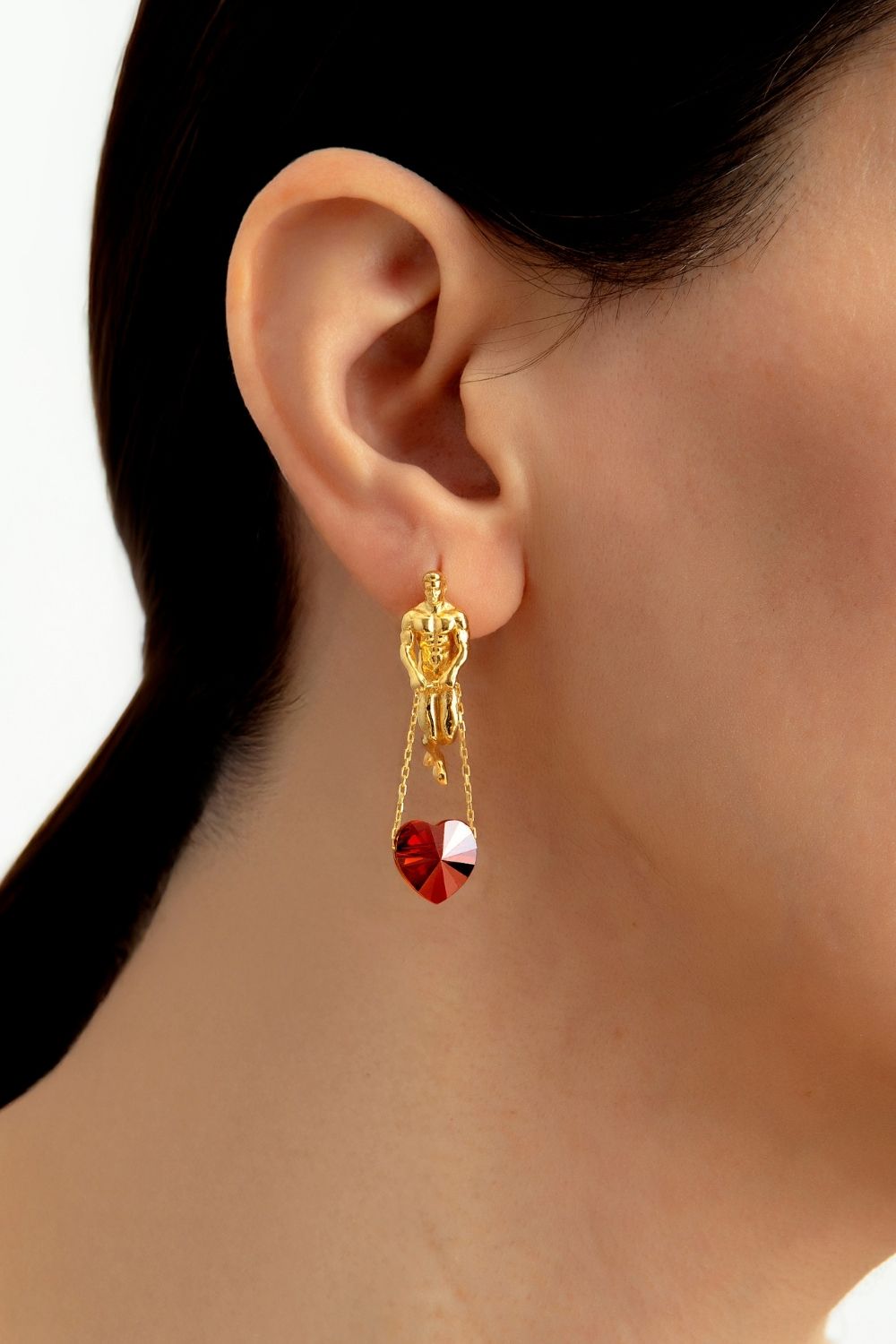 Lovers Earrings yakın çekim detay görünümü