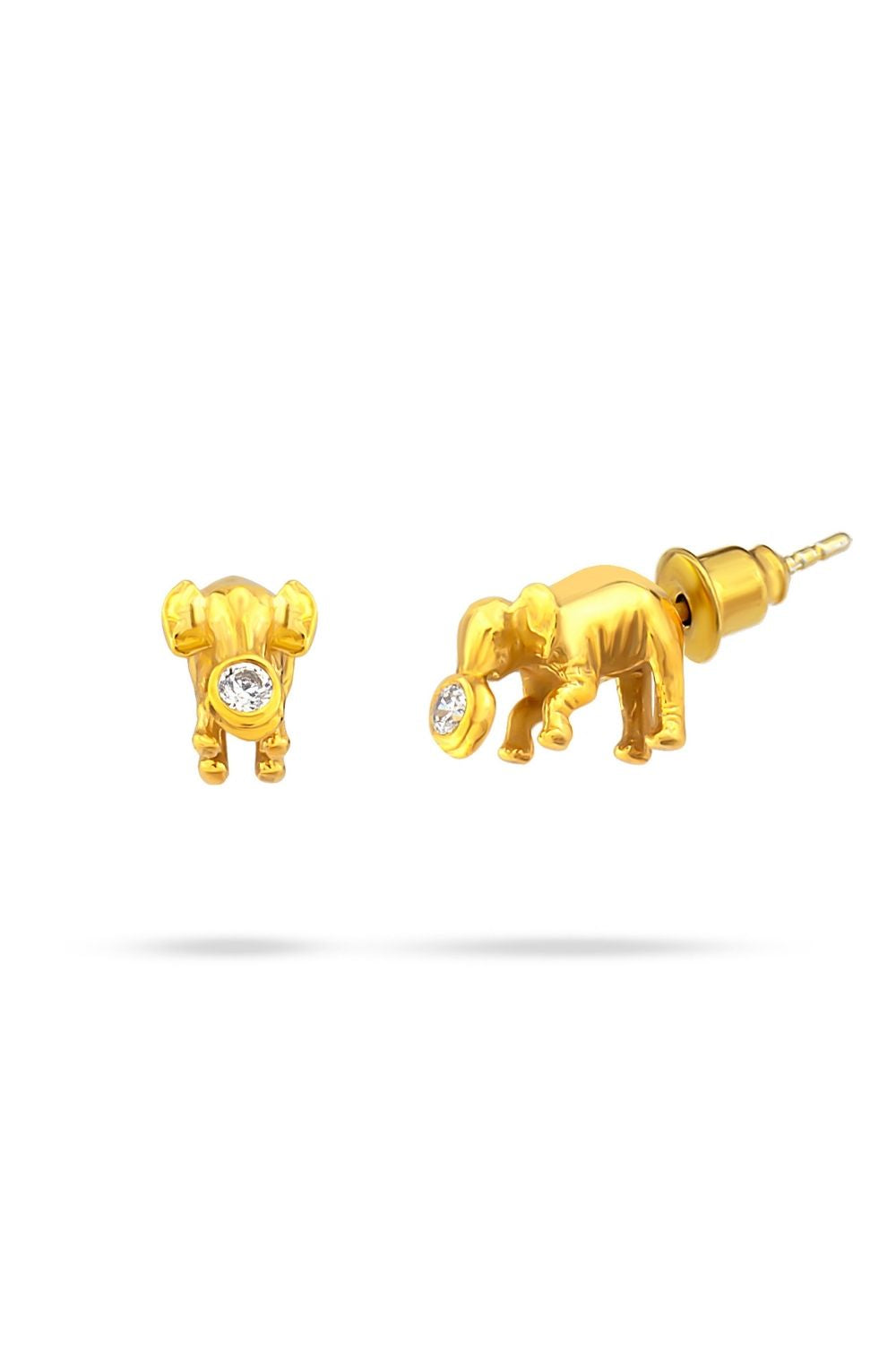 Pia Yuli Mini Elephantes küpe ön görünüm