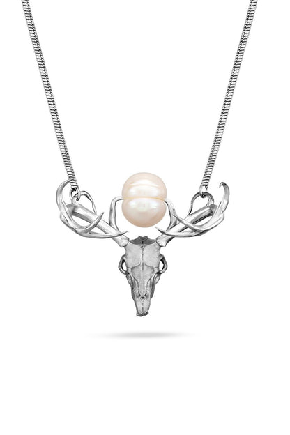Modern ve sanatsal My Deer Pearl kolye modeli